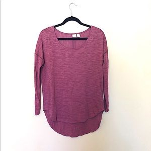 Lucy & Laurel Plum Long Sleeve